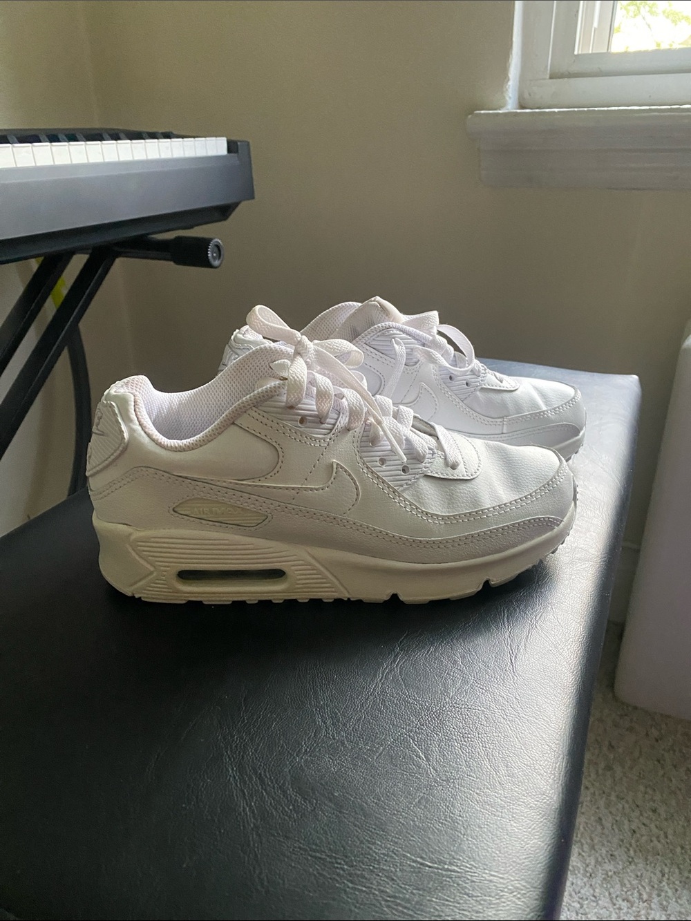 Nike White Women’s Athletic Air Max Style Sneakers